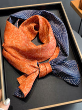 Retro Printed Long Square Scarf